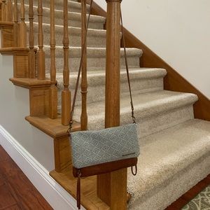 O’Neill purse, fabric and leather